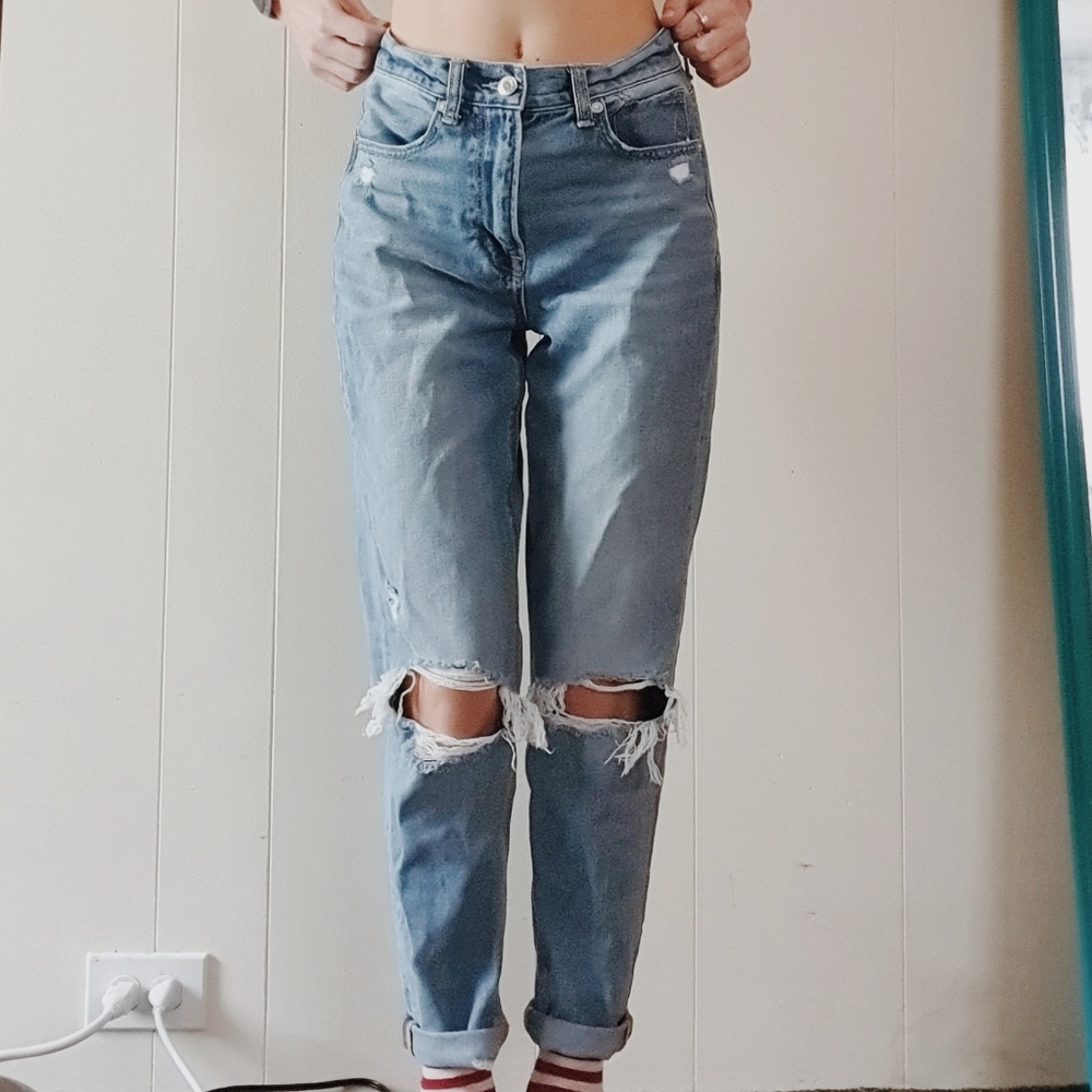 Ripped Mom Jean